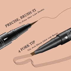 Liayozl microblading-eyebrow-pen precise-brush-tip enables tiny strokes for delicate filling