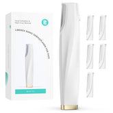 Liberex sonic dermaplaning tool for facial exfoliation.