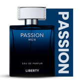 Liberty Luxury Passion bottle front displays bold masculine presence for daily wear.