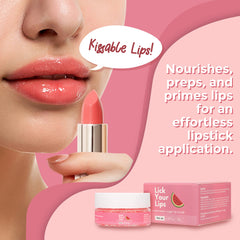 Lick Your Lips Lip Scrub ingredients-shea-butter highlights nourishing oils for soft lips