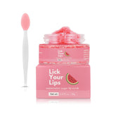 Lick Your Lips Watermelon Sugar Lip Scrub tub with nourishing formula for smooth, hydrated lips