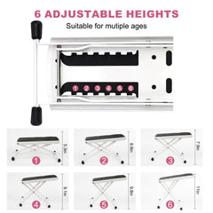LiDiVi Pedicure Foot Rest with anti-slip base for steady use.