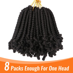 Lifabeauty 8-pack set provides fuller hairstyle for a polished look.