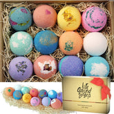 LifeAround2Angels bath bombs set with colorful fizz for a spa-like bath.