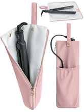 Lifeplus holder-mat-hot-tools-pink demonstrates 2-in-1 design for organized storage of hot tools.