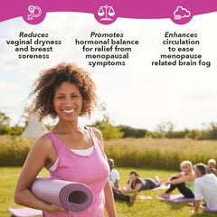LifeSeasons Pausitivi-T sage and herbs scene emphasizes natural ingredients.