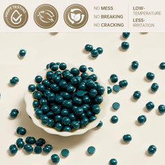Lifestance Jasmine wax beads close-up showing smooth texture for gentle waxing