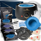 Lifestance complete waxing kit warmer: at-home waxing with simple setup and mess-free cleanup