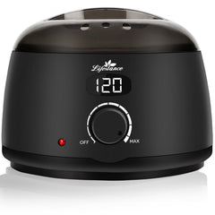 Lifestance L2 digital wax warmer showing rapid heat technology for quick at-home sessions