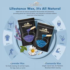 Lifestance lavender-chamomile wax: gentle, skin-friendly formulation for at-home waxing