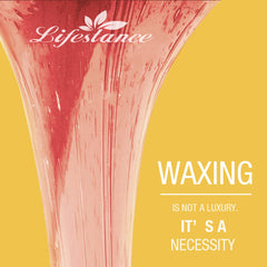 Lifestance wax application on legs closeup demonstrates large-area coverage