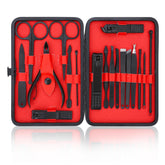 LifHap conjunto de manicura y pedicura con caja de viaje, perfecto para cuidados en casa.