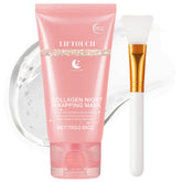 Liftouch Korean collagen night mask pack closeup showing rich texture for deep hydration