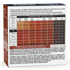 Light Mountain Henna Color bottle shows red shade in chemical-free formula.