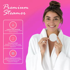 LIKEVOW shower-steamer-spa-experience closeup conveys luxury aromatherapy in the shower.