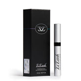 LiLash purified eyelash serum bottle highlighting growth formula for healthier lashes