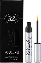 LiLash XL serum bottle front promotes healthier-looking lashes