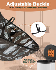 Lilian&Gema adjustable buckles and neck tape ensure comfy fit for adults and kids