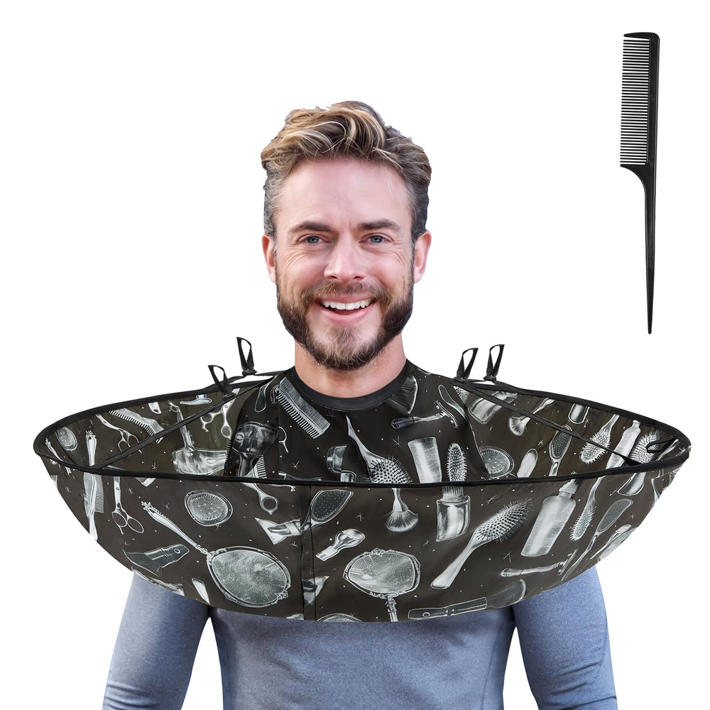 Lilian&Gema hair cloak cape umbrella open for full-coverage haircut protection