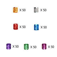 Liliyab adjustable aluminum braid cuffs fit hair volume easily