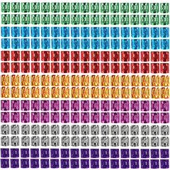 Liliyab hair beads for braids in multi-color adds subtle sparkle