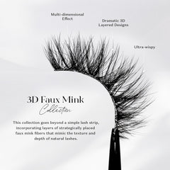 Lilly Lashes 3D Miami dramatic volume lashes create statement eyes for special occasions.