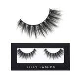 Lilly Lashes LA 15mm round-wispy lash for natural-looking volume.
