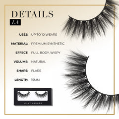 Lilly Lashes reusable 10x wear with proper care for budget-friendly glam.