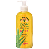 Lily Of The Desert Gelly Moisturizer hero bottle for cooling, hydrating skin.