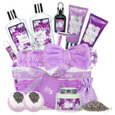 Lily Roy 17pc spa gift set shower gel for at-home pampering