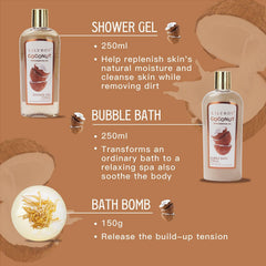 LILY ROY bubble bath bottle with bubbles for a luxurious soak