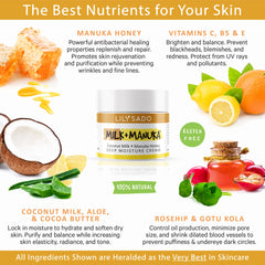 LILY SADO GOTU KOLA antioxidants close-up for improved circulation and glow