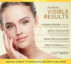 LILY SADO Milk+Manuka ingredients coconut milk and honey close-up highlight nourishing hydration.