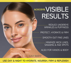 LILY SADO SOLUBLE COLLAGEN and hyaluronic acid moisture close-up for skin hydration