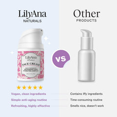 LilyAna Naturals bottle pump close-up for easy, mess-free application.