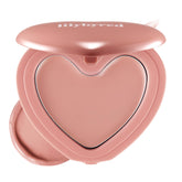 Lilybyred Luv Beam Heart Blush in heart-shape cream for a playful, natural flush.