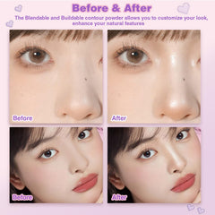 Lilyloria contour shades in matte finishes for natural-looking definition.