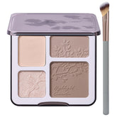 Lilyloria face highlighter contour palette in closed case for portable sculpting.