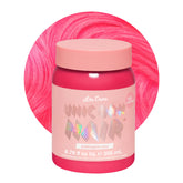 Lime Crime Unicorn Hair Dye Bubblegum Rose packaging shows vegan formula and damage-free color option.
