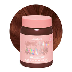 Lime Crime Unicorn Hair Dye Butterscotch packaging highlights vegan formula and damage-free color.