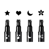 Linble sello facial estrella: detalle limpio para realzar ojos y rostro