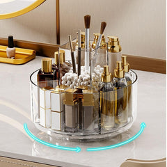 LINFIDITE lip gloss and nail polish storage neatly arranges items for quick selection.