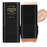 Lingyun concealer-foundation-stick with built-in brush for precise dark-circle coverage