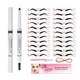 Linkinghome eyebrow pencil close-up of the 3D triangle tip for precise brow shaping.