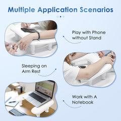 LIONVISON arm rest height adjustment controls enable ergonomic setup for long manicure sessions