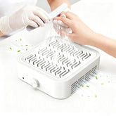 LIONVISON nail dust collector front view highlights compact home studio design for DIY manicures