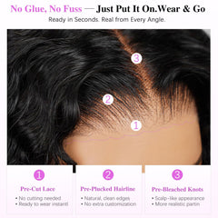 Liqusee 7x6 HD lace front wig with an undetectable blend for natural look