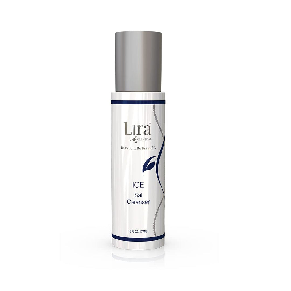 Lira Clinical ICE Sal Cleanser bottle shows cooling, refreshing daily cleanse.