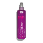 Lisap Heat Protectant bottle front showing frizz control for humid days