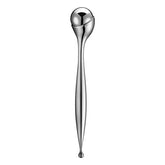 LISAPACK metal eye roller wand closeup for relaxing under-eye massage and potential puffiness relief.